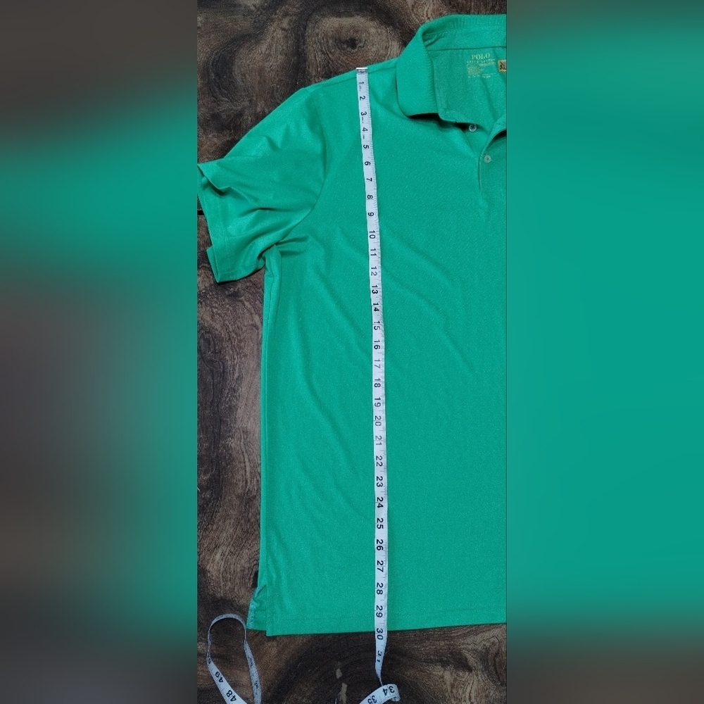 Polo by Ralph Lauren Green Classic Polo Shirt Size (XL) - Picture 3 of 9